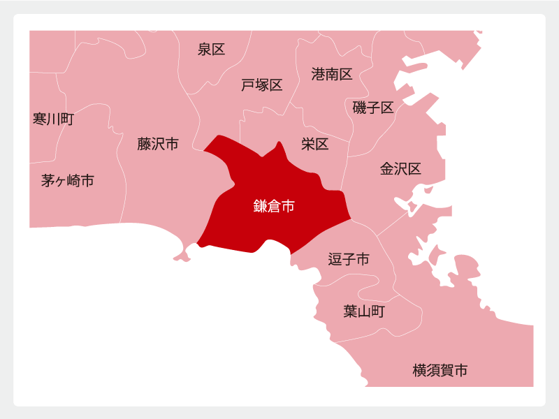 鎌倉の地図